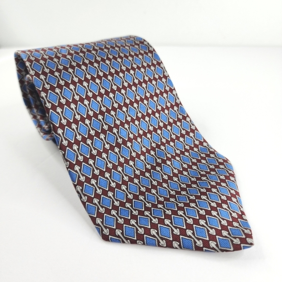 Brooks Brothers Other - BROOKS BROTHERS MAKERS Blue & Red Silk Tie.